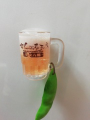 岐阜のおみやげ さんぷる工房 食品サンプルマグネット ビール