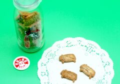 熊本のおみやげ 阿蘇の草原 とぶ牛クッキー 仔牛瓶入り