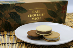 東京のおみやげ 三本珈琲×ラ・メゾン白金 カフェショコラウィッチ